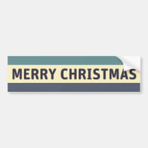 Merry Christmas Bumper Sticker