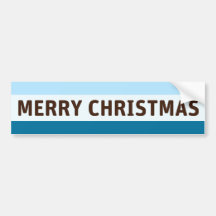 Merry Christmas Bumper Sticker