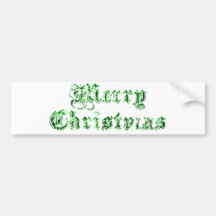 Merry Christmas Bumper Stickers
