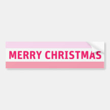 Merry Christmas Bumper Stickers