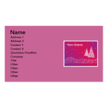 Merry Christmas Business Card