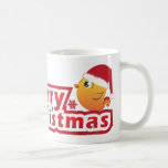 Merry Christmas cartoon baby bird  mug
