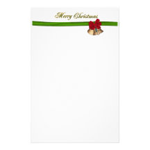 Merry Christmas Custom Stationery