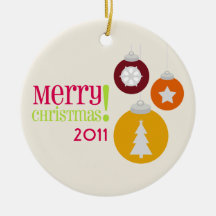 Merry Christmas Decorations Ornament