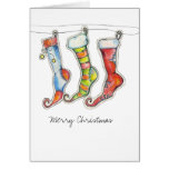 merry christmas doodle card
