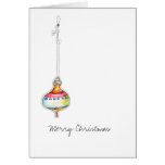 merry christmas doodle card
