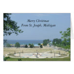 Merry Christmas From  St. Joseph, Michigan Card