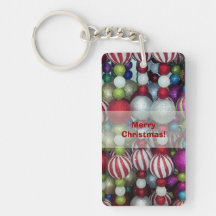 Merry Christmas Garland Keychain