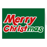 Merry Christmas Greeting Card