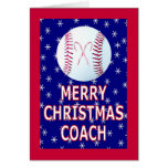 Merry Christmas Greeting Cards for Coaches