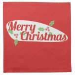 Merry Christmas Holly napkins