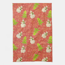 Merry Christmas kitchen towel
