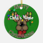Merry Christmas Moose Ornaments
