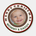 Merry Christmas Mummy and Daddy Photo Refrigerator Magnets