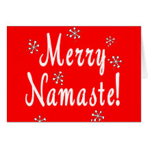 Merry Christmas Namaste Cards