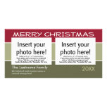 Merry Christmas Photo Card - 2 ohotos