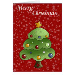Merry Christmas Red Greeting Cards