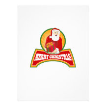 Merry Christmas Santa Claus Announcement