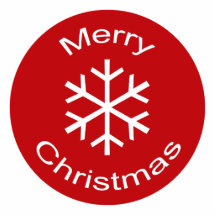 Merry Christmas Snowflake Acrylic Cut Out