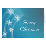 Merry Christmas Snowflakes Card