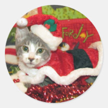 Merry Christmas Sticker from Pork Chop