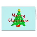 Merry Christmas Tree Greeting Cards