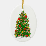 Merry Christmas Tree Ornament