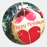 Merry Christmas Tree Ornament Stickers