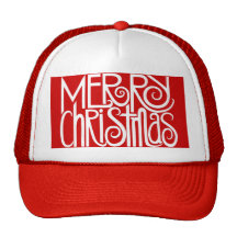 Merry Christmas White Hat