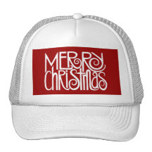 Merry Christmas White Hat