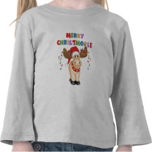 Merry Christmoose Christmas Tee Shirt