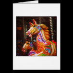 Merry-go-round Horses 02 cards