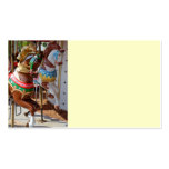 Merry-Go-Round Horses Business Card Templates