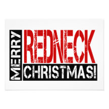 Merry Redneck Christmas! Funny Party Invitation