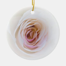 Merry Rose Christmas Ornament