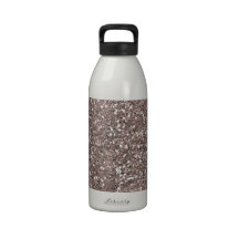 MERRY SILVER GLITTER SPARKLES SHINY PARTY TEXTURES DRINKING BOTTLES