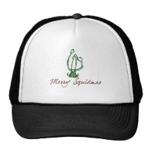 Merry Squidmas Mesh Hats