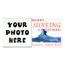 Merry Surfing Christmas! Photo Card