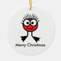Merry Swimming Christmas Ornament