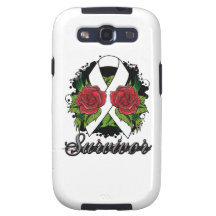Mesothelioma Survivor Rose Grunge Tattoo Samsung Galaxy S3 Covers