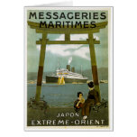 Messageries Maritimes Japon Extreme Orient Card