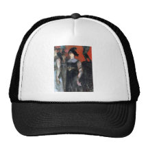 Messalina by Toulouse-Lautrec Mesh Hats