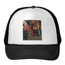 Messaline sitting on a throne by Toulouse-Lautrec Hats