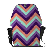 Messenger Bag Zig Zag Pattern