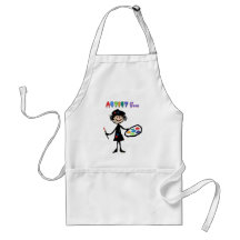 Messy Artist At Work Aprons