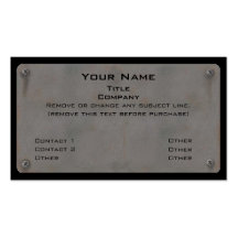Metal Business Cards II