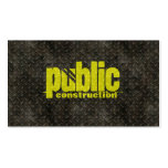 Metal Construction Business Card