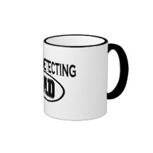 Metal Detecting Dad T-shirts and Gifts. Coffee Mugs