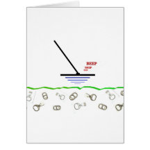 Metal Detecting Greeting Cards