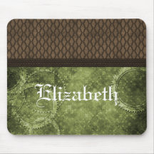 Metal Gear Steampunk Mousepad, Green